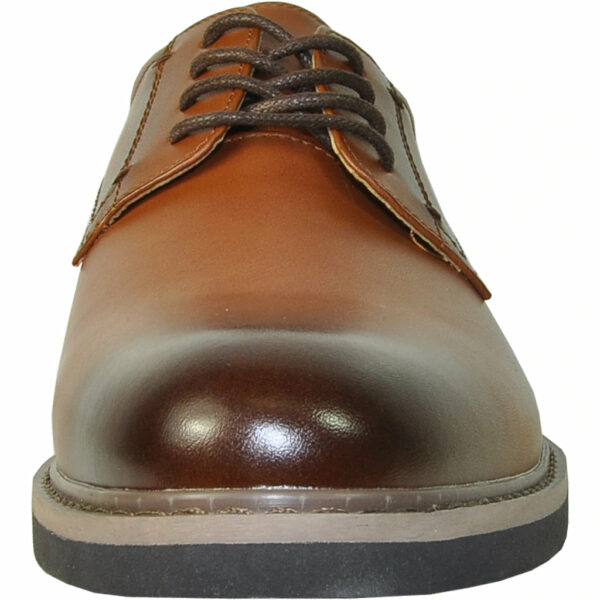 "vallo 1p" brown matte vangelo tuxedo shoes