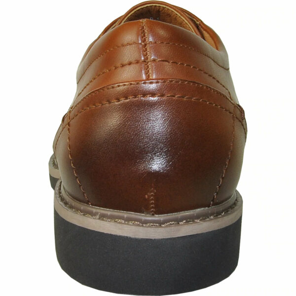 "vallo 1p" brown matte vangelo tuxedo shoes
