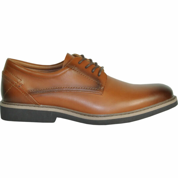 "vallo 1p" brown matte vangelo tuxedo shoes