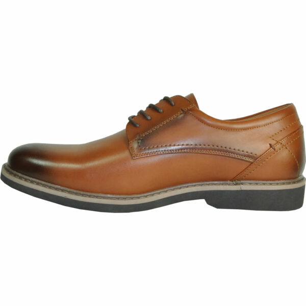 "vallo 1p" brown matte vangelo tuxedo shoes