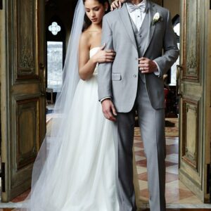 Veste costume homme Aspen gris chiné