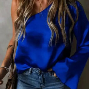 blouse Asymétrique satin