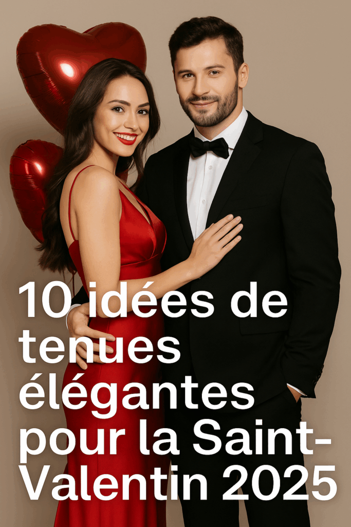 Couple élégant portant des tenues tendances pour la Saint-Valentin 2025 – Dropvet"