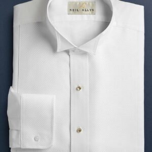 "hudson" white wingtip tuxedo shirt