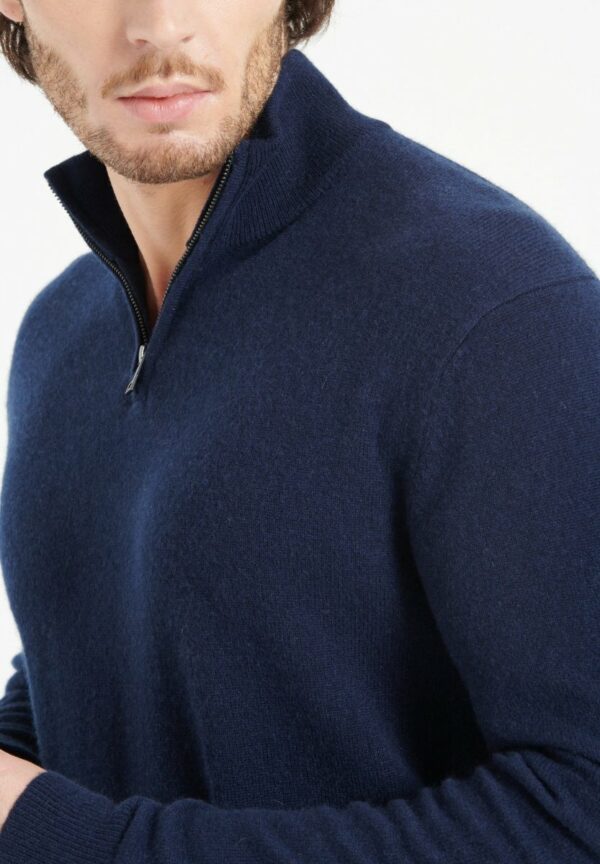 pull camionneur cachemire bleu marine homme luke 4