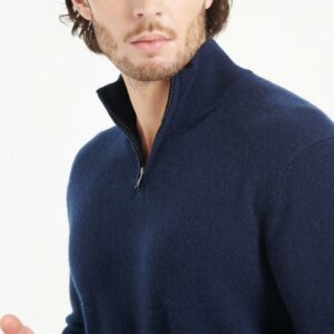 pull camionneur cachemire bleu marine homme luke 4