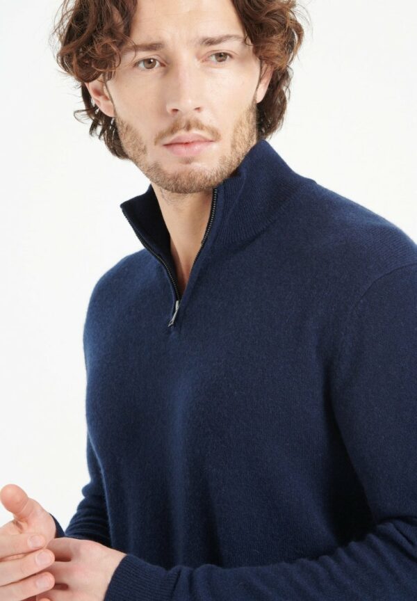 pull camionneur cachemire bleu marine homme luke 4