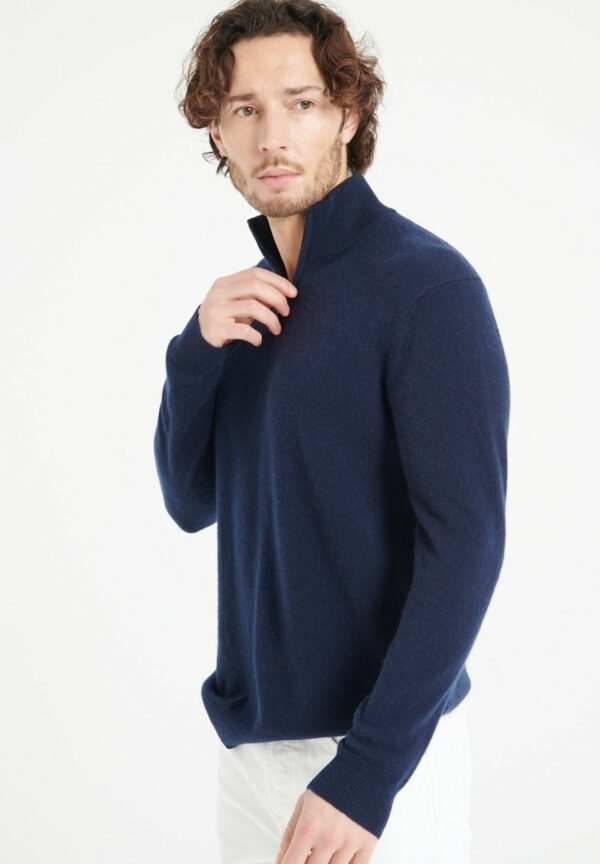 pull camionneur cachemire bleu marine homme luke 4