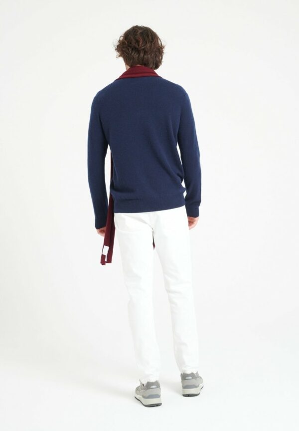 pull camionneur cachemire bleu marine homme luke 4