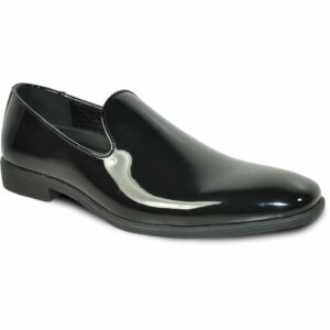 Chaussures de Smoking VANGELO Galileo Noir Patent Slip-On