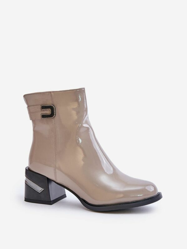 Bottines Femme Élégantes en Cuir Écologique Suédé