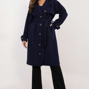 Trench Classique Bleu Marine - Modèle Och Bella