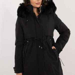 Veste femme longue noire – chaude et élégante