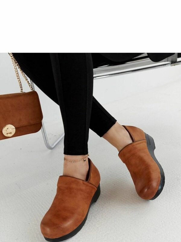 Mocassins Plateforme Femme Montoro Marron – Confort Style Vegan