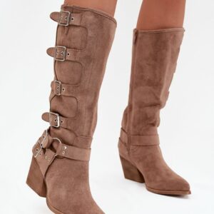 Bottes à talon - style western