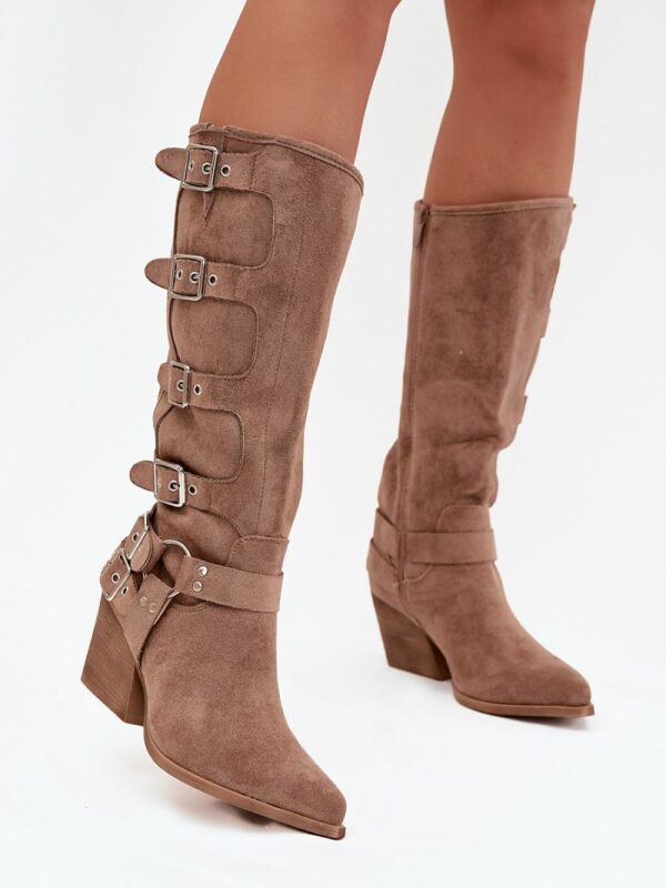 Bottes à talon - style western
