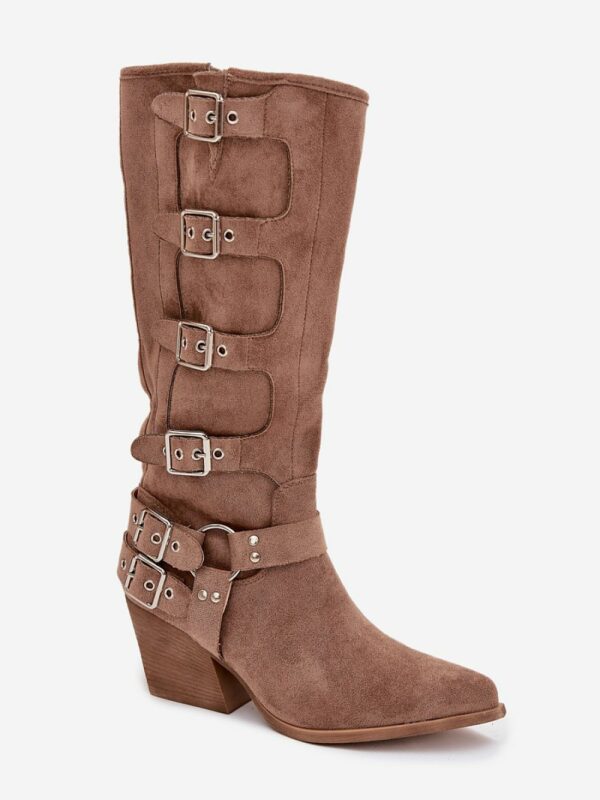 Bottes à talon - style western