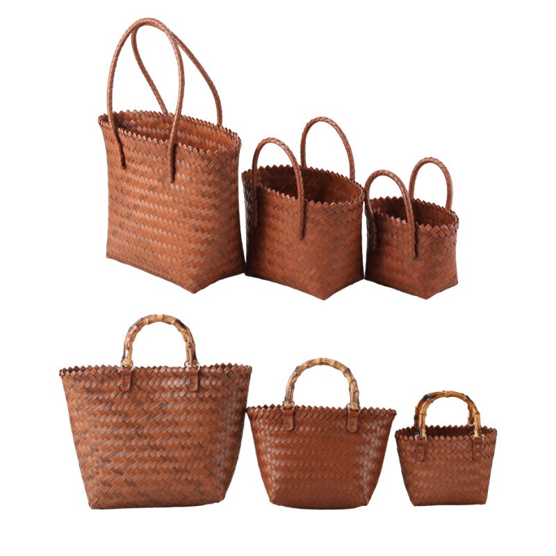 Sac en Paille Tressé Femme Élégant 2026 – Sac Cabas Style Rotin avec Anse Bambou – Dropvet Sac en Paille Tressé Femme Élégant 2026 – Sac Cabas Style Rotin avec Anse Bambou – Image 6