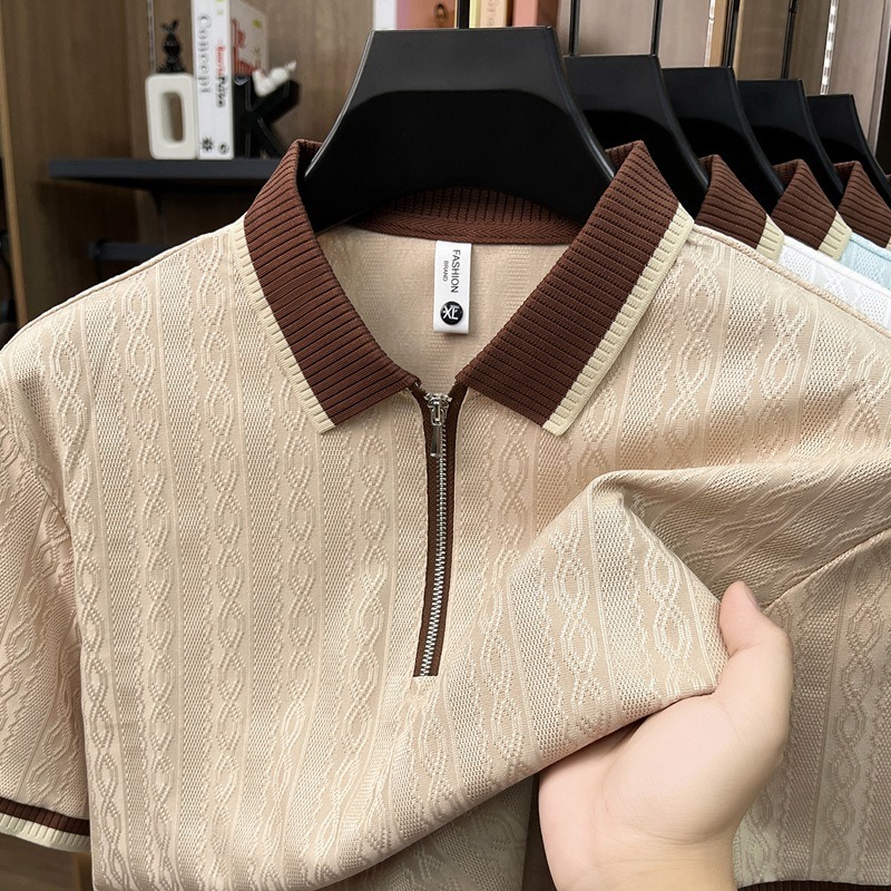 Polo Homme Manches Courtes Ice Silk Élégant : 7 Avantages d'un Modèle Premium – Dropvet Polo Homme Manches Courtes Ice Silk Élégant : 7 Avantages d'un Modèle Premium – Image 7