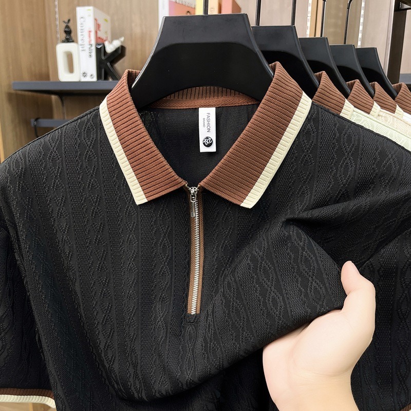 Polo Homme Manches Courtes Ice Silk Élégant : 7 Avantages d'un Modèle Premium – Dropvet Polo Homme Manches Courtes Ice Silk Élégant : 7 Avantages d'un Modèle Premium – Image 6