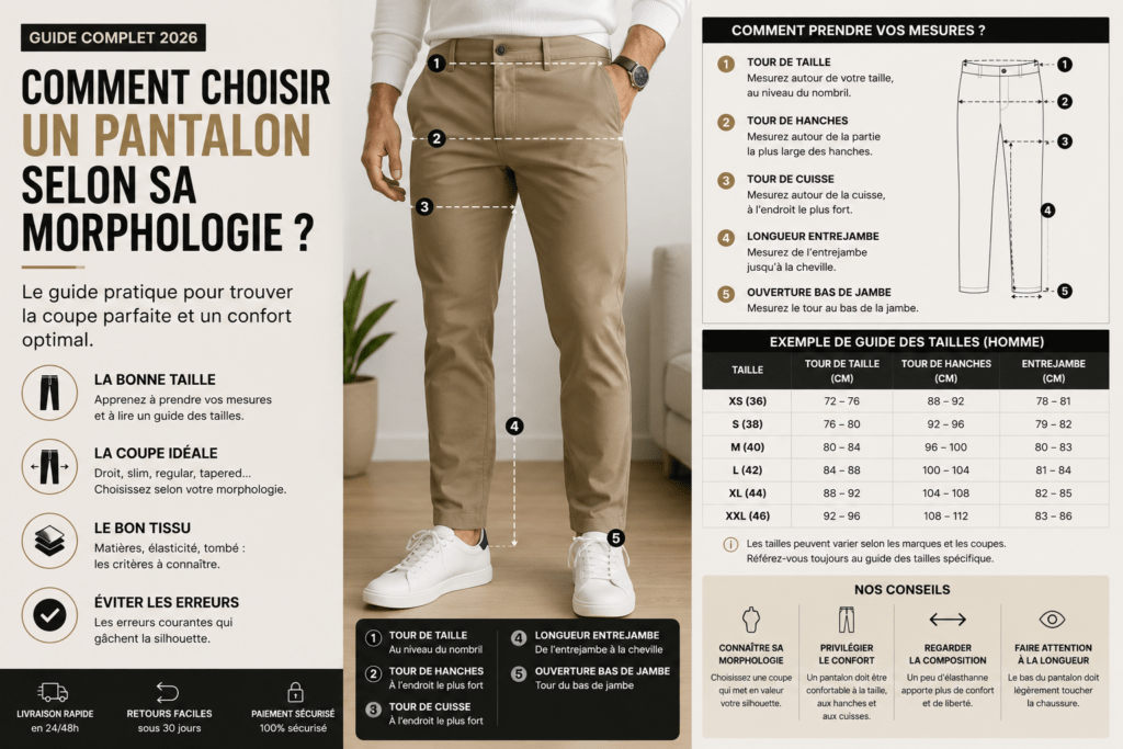 comment bien choisir son pantalon