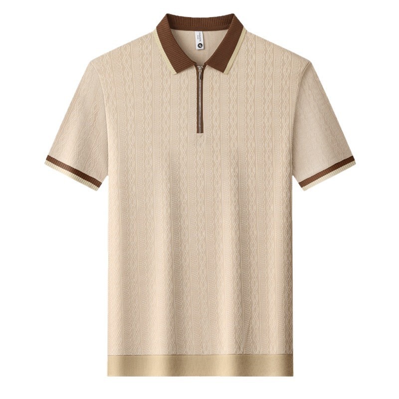 Polo Homme Manches Courtes Ice Silk Élégant : 7 Avantages d'un Modèle Premium – Dropvet Polo Homme Manches Courtes Ice Silk Élégant : 7 Avantages d'un Modèle Premium – Image 3