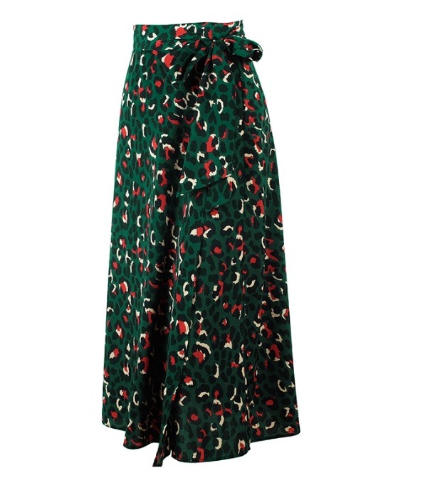 jupe fendue fleurie elegante 2026 style bohème chic – Dropvet jupe fendue fleurie elegante 2026 style bohème chic – Image 2