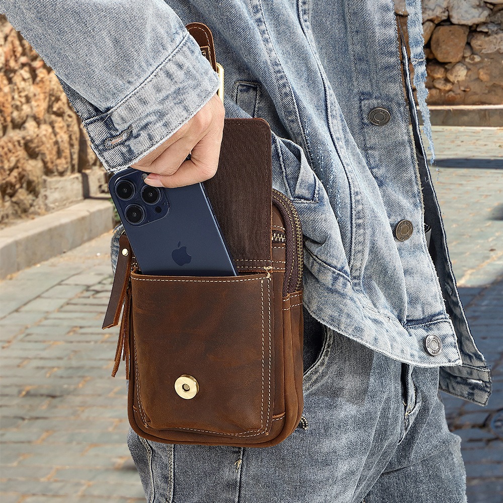 Sac Téléphone cuir Premium 2026 – Élégance et Praticité – Dropvet sac téléphone cuir