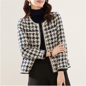 veste femme pied de poule