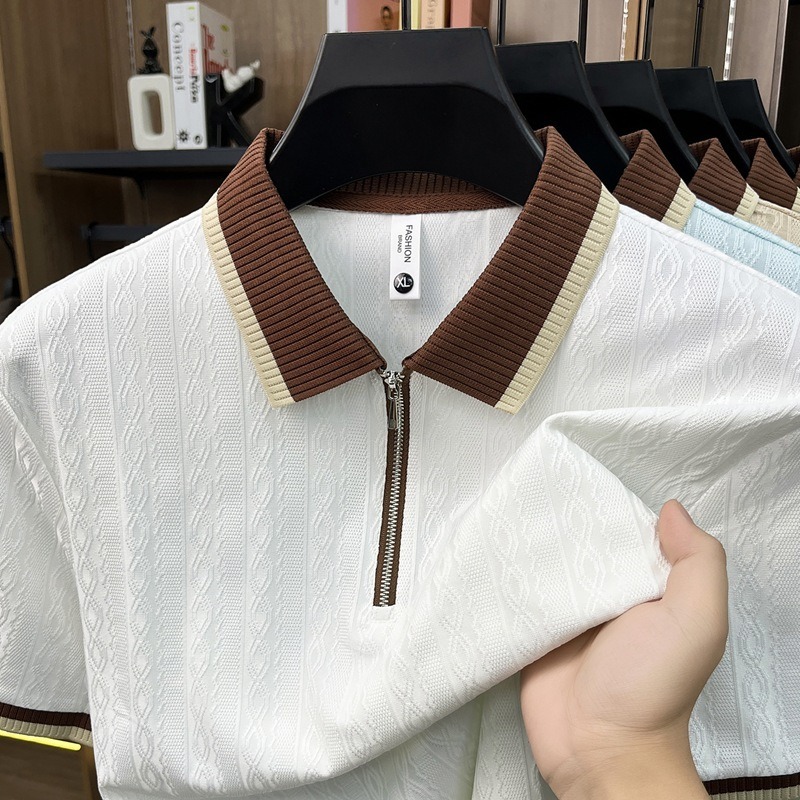Polo Homme Manches Courtes Ice Silk Élégant : 7 Avantages d'un Modèle Premium – Dropvet Polo Homme Manches Courtes Ice Silk Élégant : 7 Avantages d'un Modèle Premium – Image 8