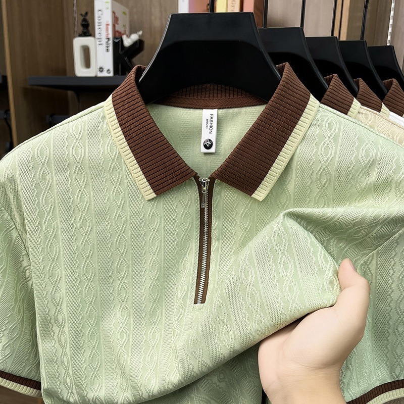 Polo Homme Manches Courtes Ice Silk Élégant : 7 Avantages d'un Modèle Premium – Dropvet Polo Homme Manches Courtes Ice Silk Élégant : 7 Avantages d'un Modèle Premium – Image 9