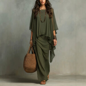 ensemble robe longue femme