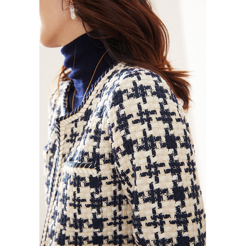 Veste Femme Pied de Poule Élégante 2026 Style Chic Premium – Dropvet Veste Femme Pied de Poule Élégante 2026 Style Chic Premium – Image 5