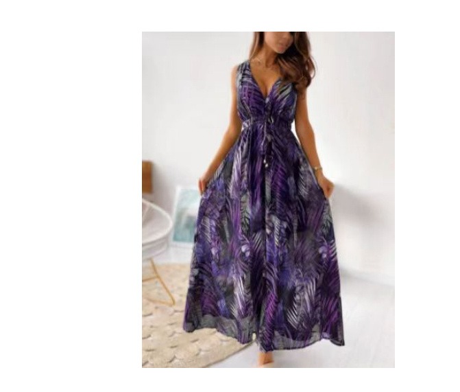Robe Longue Imprimée Femme Élégante et Fluide 2026 – Dropvet Robe Longue Imprimée Femme Élégante et Fluide 2026 – Image 5
