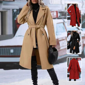 trench femme double boutonnage