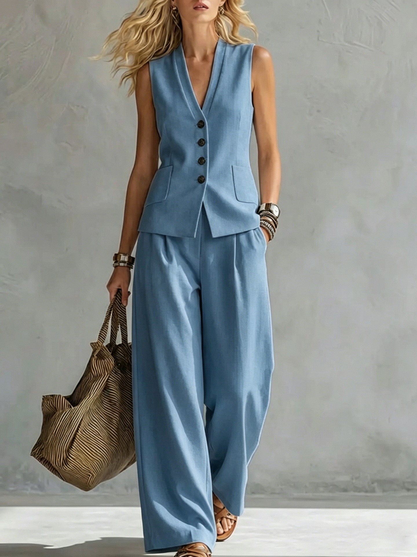 Ensemble pantalon femme élégant Premium 2026 – Dropvet Ensemble pantalon femme élégant Premium 2026 – Image 8