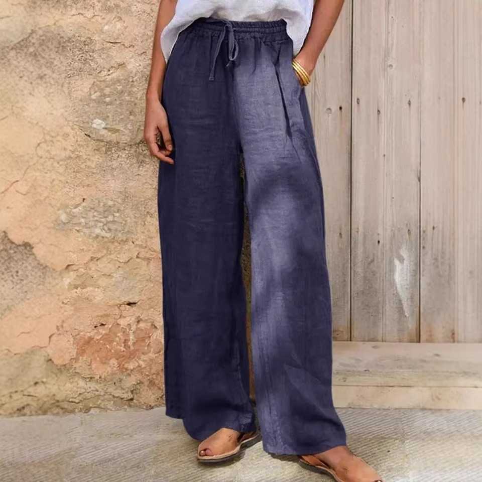 Pantalon Large Femme Cordon 7 Tailles – Confort Radieux – Dropvet Pantalon Large Femme Cordon 7 Tailles – Confort Radieux – Image 10