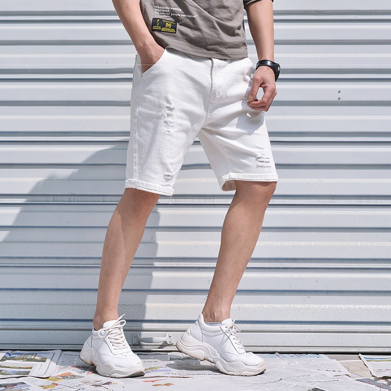 Short en Jean Déchiré Homme Authentique – 6 Tailles Disponibles – Dropvet Short en Jean Déchiré Homme Authentique – 6 Tailles Disponibles – Image 3