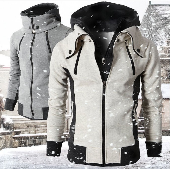 Manteau à Capuche Zippé Homme Indispensable – 6 Tailles – Dropvet manteau à capuche zippé homme
