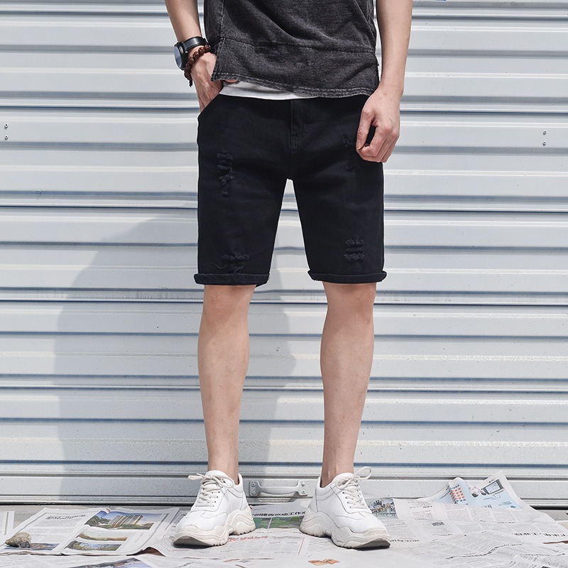 Short en Jean Déchiré Homme Authentique – 6 Tailles Disponibles – Dropvet Short en Jean Déchiré Homme Authentique – 6 Tailles Disponibles – Image 2