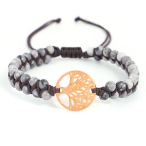 bracelet arbre de vie tissé