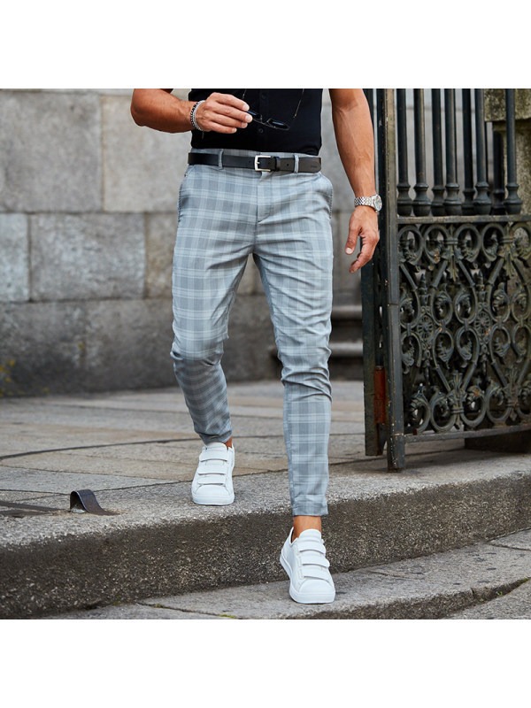 Pantalon Chino Carreaux Homme Élégant – 6 Tailles Disponibles – Dropvet Pantalon Chino Carreaux Homme Élégant – 6 Tailles Disponibles – Image 2