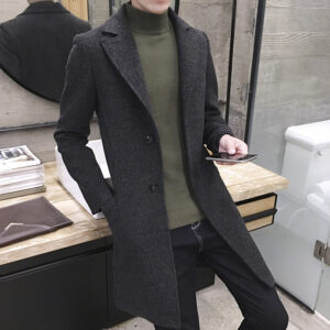 manteau long coréen homme grande taille