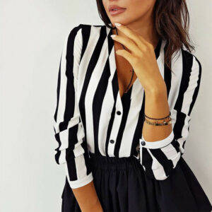 chemise rayée femme