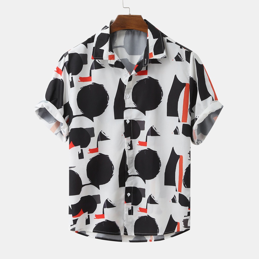Chemise femme imprimée motifs Été Streetwear – 5 Tailles – Dropvet chemise femme imprimée motifs