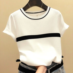 t-shirt femme bicolore