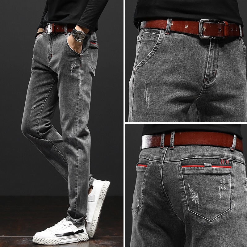 Jean Slim Fit Homme Coupe Ajustée Tendance – 5 Tailles – Dropvet Jean Slim Fit Homme Coupe Ajustée Tendance – 5 Tailles – Image 3