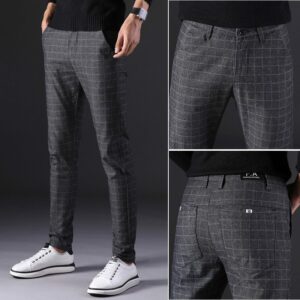 pantalon slim homme noir
