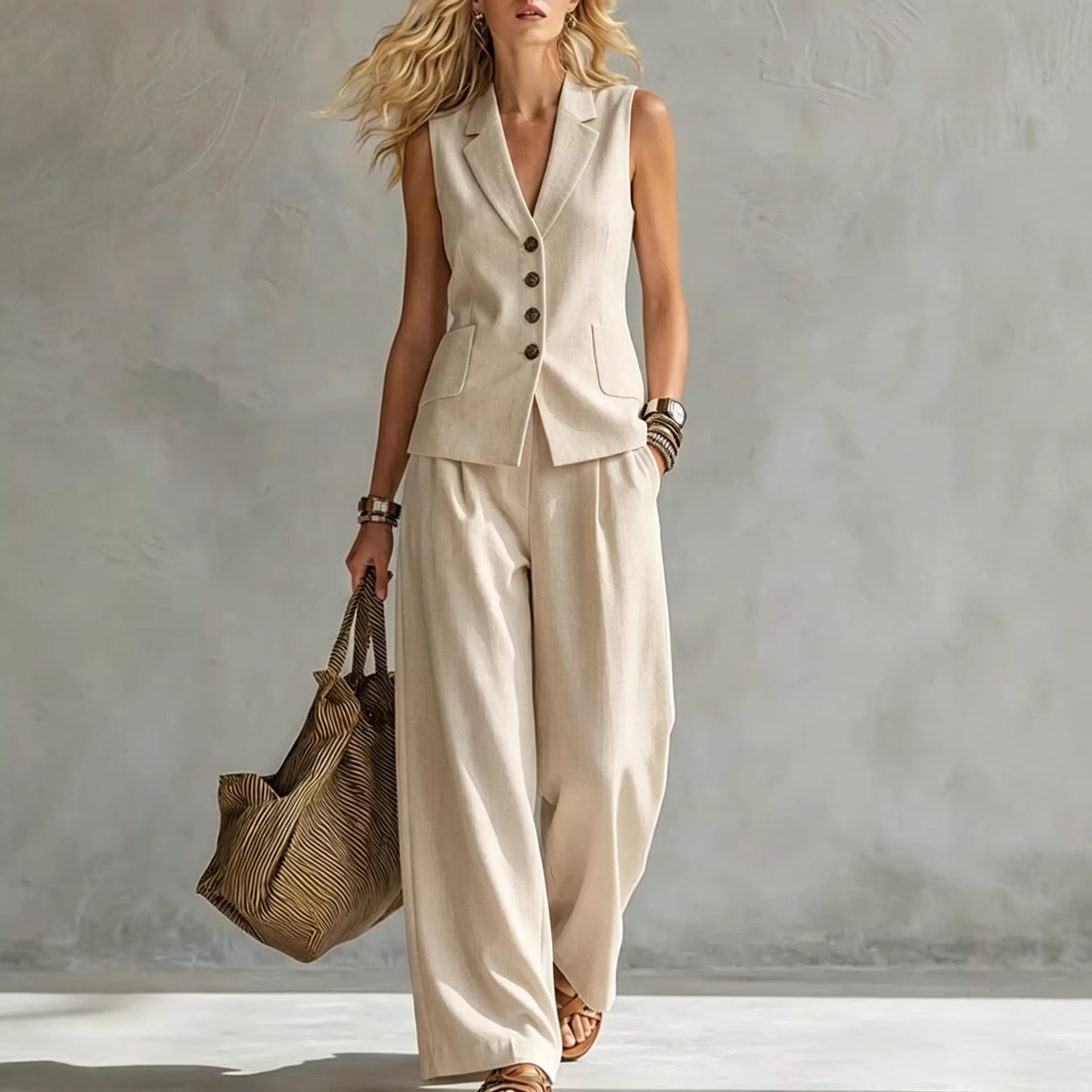 Ensemble pantalon femme élégant Premium 2026 – Dropvet Ensemble pantalon femme élégant Premium 2026 – Image 10