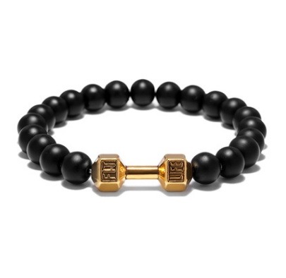 Bracelet Perles Agate Mate Sportif – 3 Coloris – Dropvet Bracelet Perles Agate Mate Sportif – 3 Coloris – Image 8